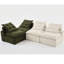 Velours côtelé modulaire sans accoudoirs, 4 configurations, arrangements de bricolage, beige et tons, rembourrage en mousse pour plus de confort, livré avec des coussins lombaires pour le cou, rembourrage pour une meilleure détente, variations, accoudoirs-316227828