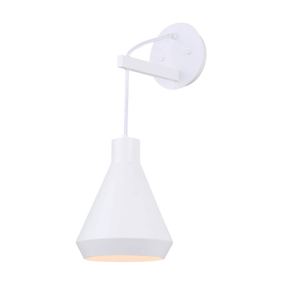 Bertie Single Light Dimmable Armed Sconce