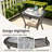 7 - Person Wicker Patio Furniture Set with Swivel Chairs, All-Weather Outdoor Rattan Sofa Conversation Set with Cushions for Garden, Backyard & Porch-971321543