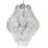 Lustre fantaisie en nickel 10 lumières Murana