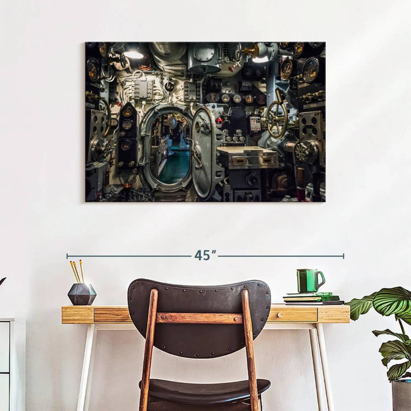 Mait Submarine Control Room, 26" H x 39" W