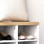 Ensemble de portemanteaux et bancs à chaussures polyvalents pour vestibules et vestibules organisés