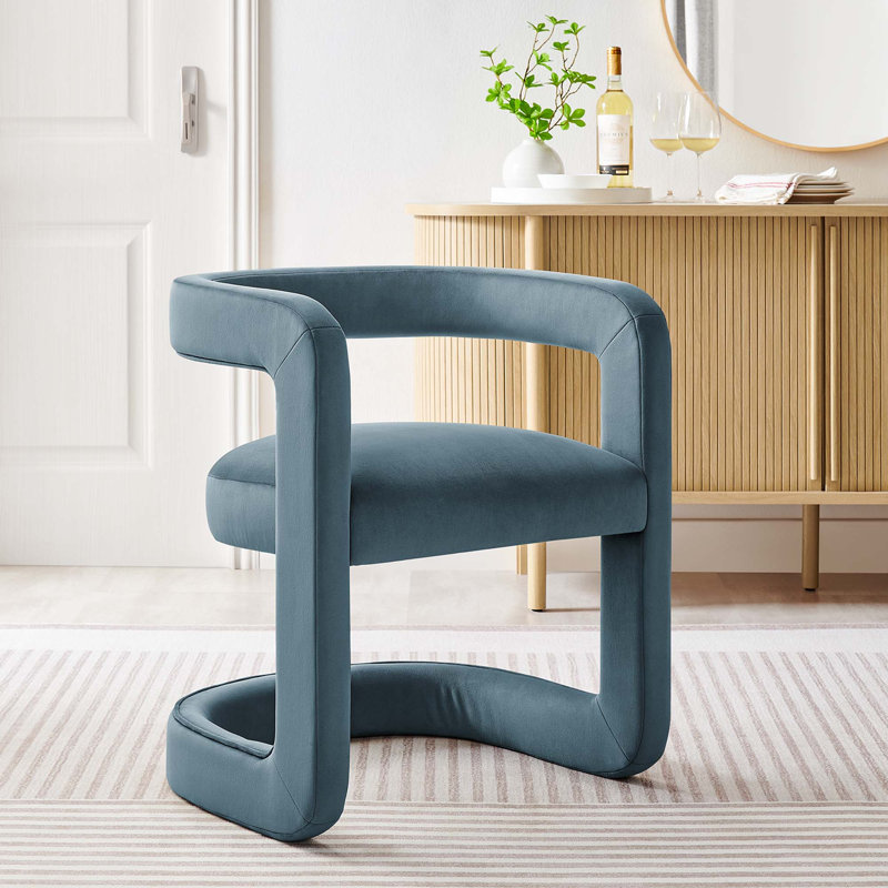 Chaise de salle à manger Winslow, Bleu cadet