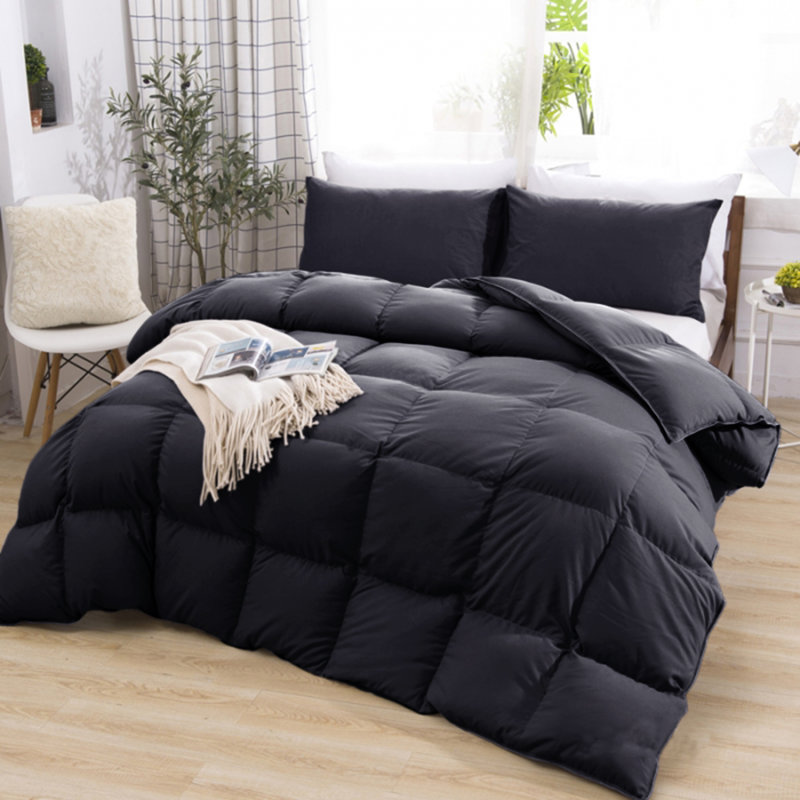 Twin Grey Reversible Microfiber All-Season Duvet