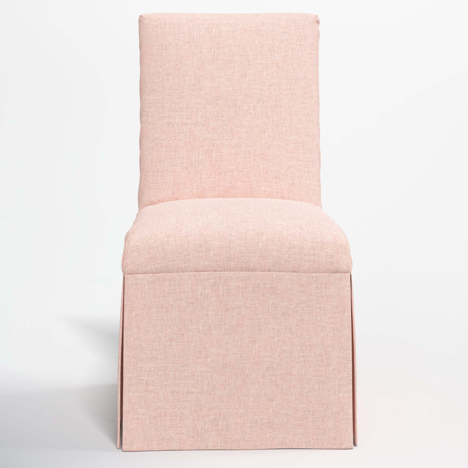 Silvia Dining Chair, Zuma Rosequartz Textured Linen