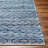 Denyer Geometric Handmade Flatweave Recycled P.E.T. Area Rug in Blue/Gray-33653412