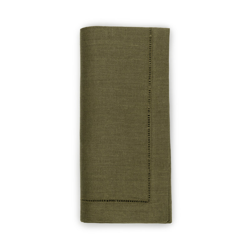 Festival Linen Square Napkins, Hunter