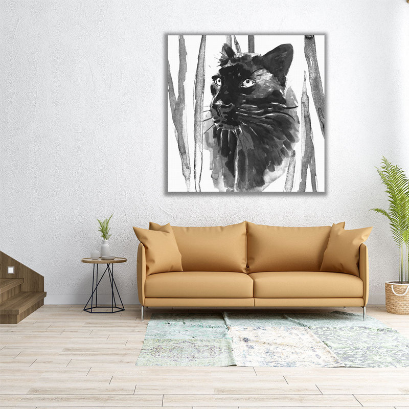 «Still Cat I», impression sur toile, H 40 po x l 40 po