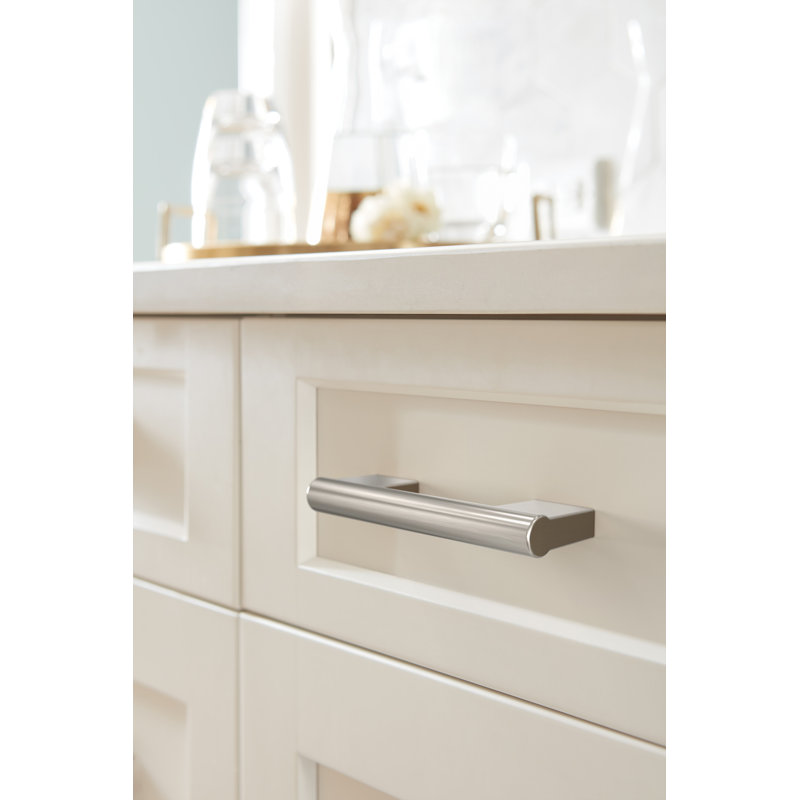 Versa 3 inch (76mm) Center-to-Center Satin Nickel Cabinet Bar Pull, Satin Nickel, 3"