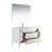 48'' Single Bathroom Vanity with Quartz/Ceramic Undercount Sink Top-1504483631