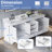 80''W Solid Wood Frame Bathroom Vanity With Pure White Culutered Marble Countertop And Double Sink-736266448