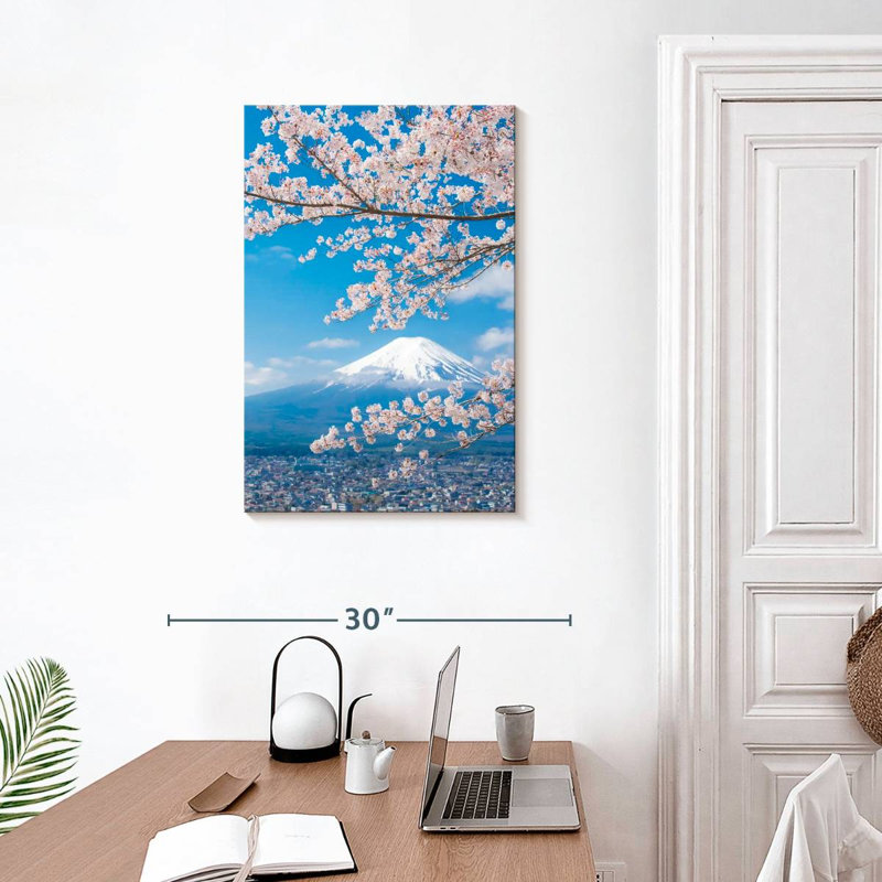 Alvord Mont Fuji Sakura Saison, H 30 po x l 20 po