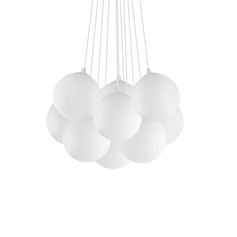 11 - Light White Cluster Pendant