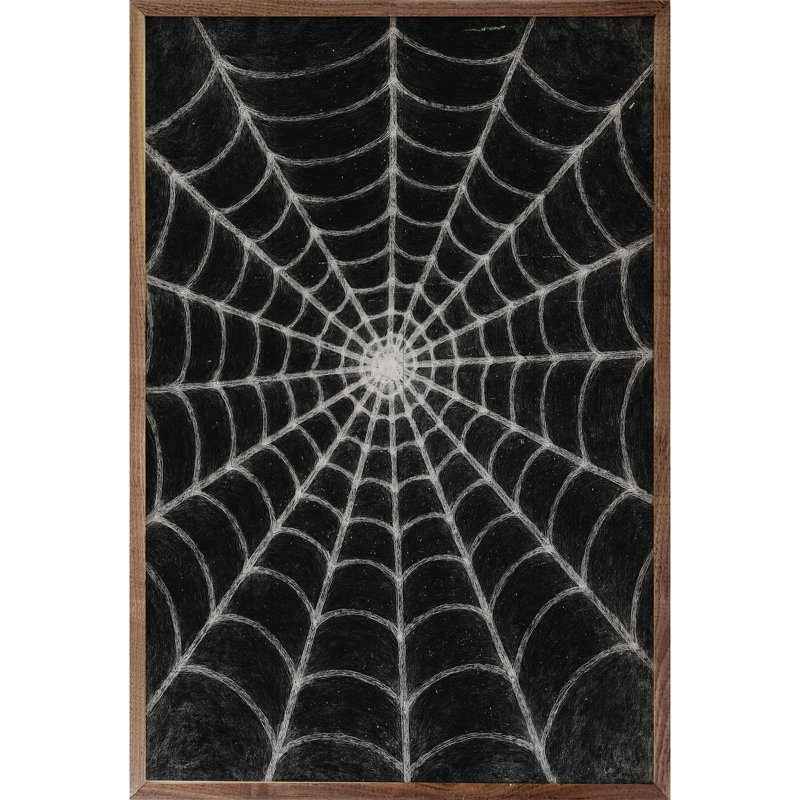Spider Web Black, 36" H x 24" W