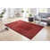 Celebration Plume Flatweave Red Rug