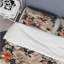 Literie rouge et beige à motif de chrysanthèmes I-2107778194