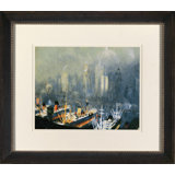 New York Harbor Watercolor I Print
