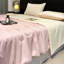  Couverture matelassée réversible d'été, 100% polyester doux et confortable, jeté léger, respirant, séchage rapide, pour lit AC, toutes saisons, mauve, 60 po x 80 po.-119459275-119459272