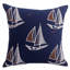 Housse de coussin en coton brodé Harmon