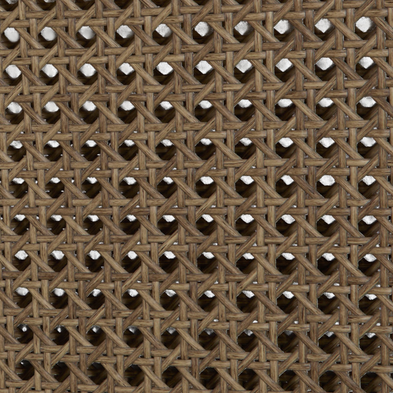 Havana Cane N-Dura Resin Wicker Swivel Lounge, Perigold Ishi Beach, Chalk/Natural Cane, No welt/Standard fill