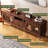 Nut-Brown Solid Wood TVStands-354566968