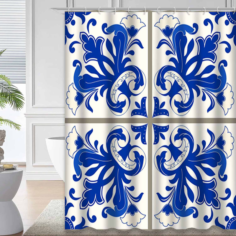 Rideau de douche Tile, L 72 po x l 72 po