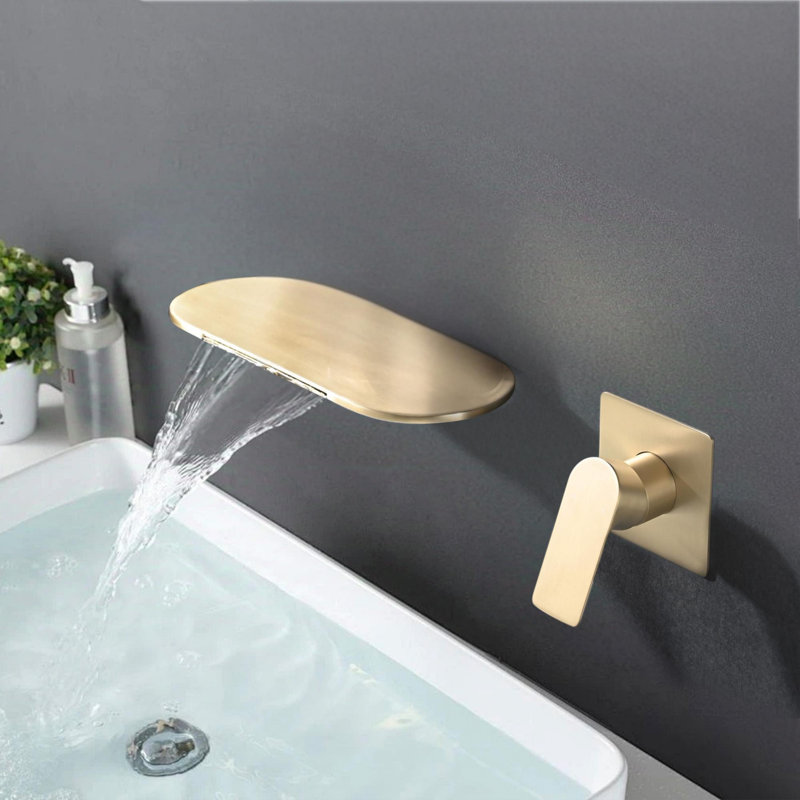 Single-handle Bathroom Faucet, Gold