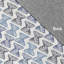Tapis décoratif bleu géométrique-234392382
