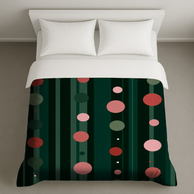 Housse de couette à pois moderne