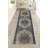 Anti Slip Low Profile Vintage Multicolor Design Canvas Backing Runner Rug-987853995