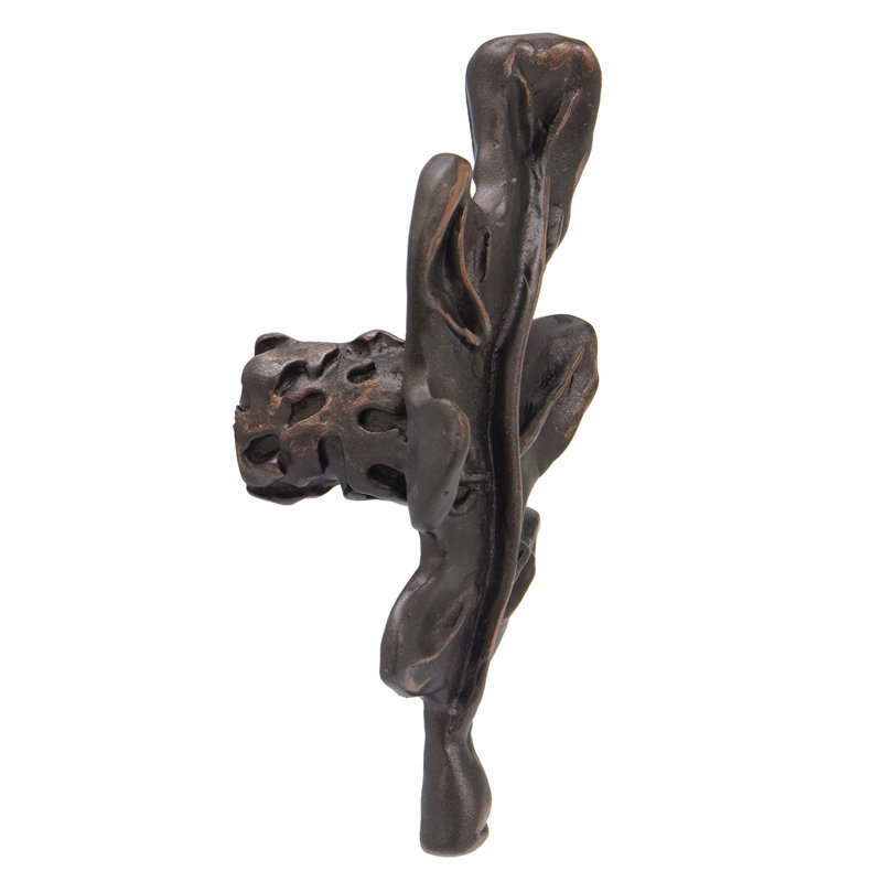 Lodge oak leaf knob in finish Chalice, Oil Rub Bronze