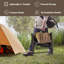 Chaise de camping pliante avec coussins Meriwether