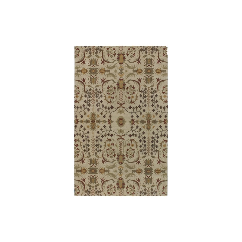 Caldean Wool Floral Indoor Rug, Rectangle 5' x 8'