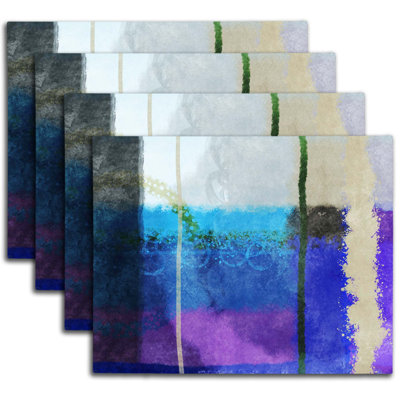 Napperon abstrait en polyester