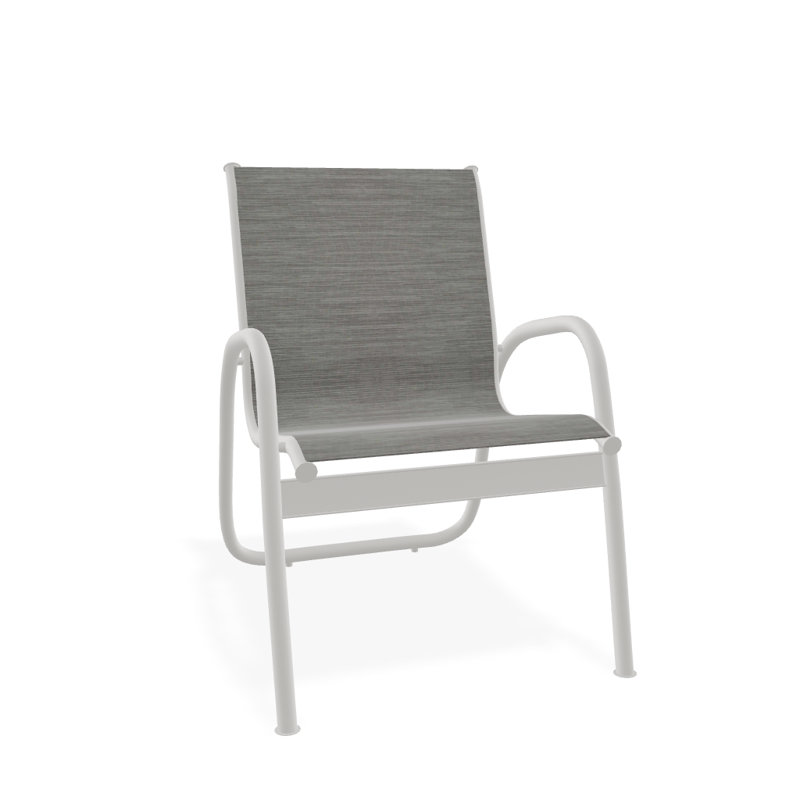 Fauteuil de patio Gardenella, Neige texturée, Sicile
