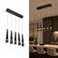 Luminaire suspendu pour îlot de cuisine 5 lumières DEL