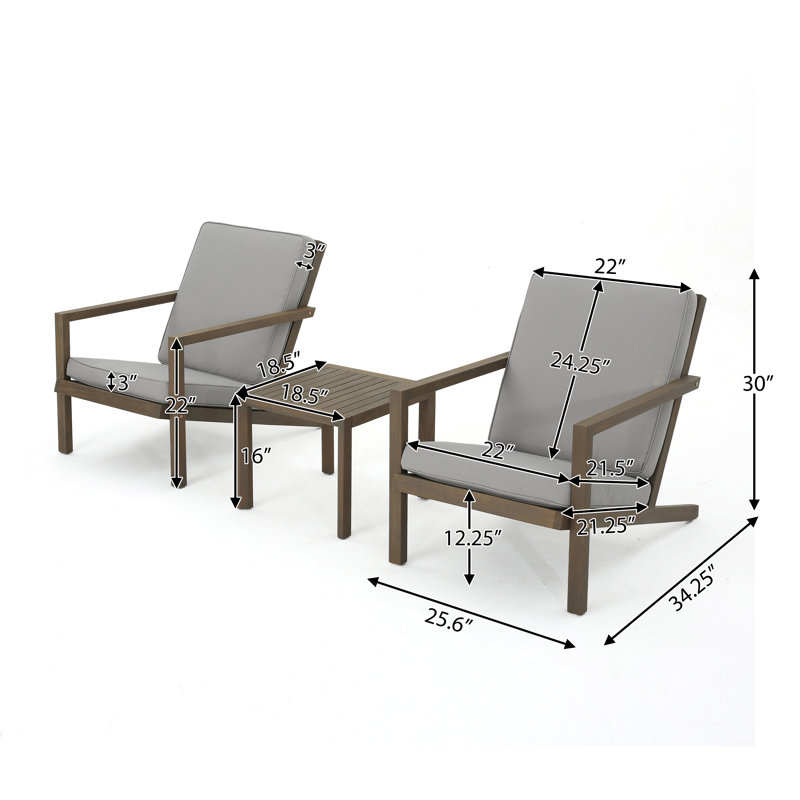 LEAH 3 PC CHAT SET