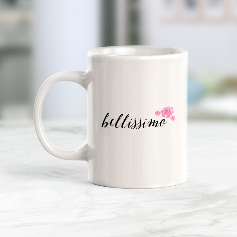 Grande tasse à café Bellissimo, Ensemble de verres à lait, Céramique