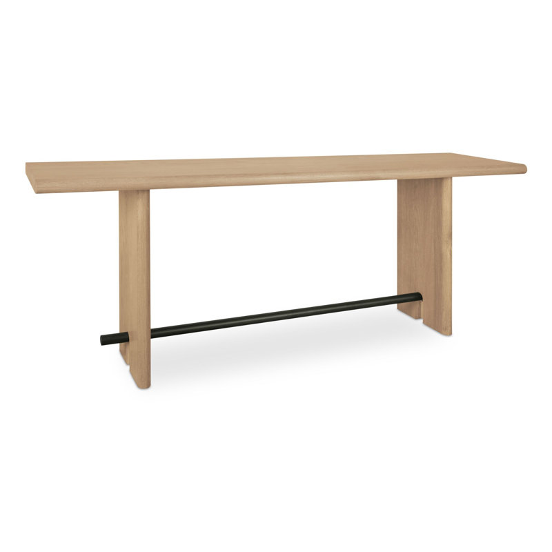 Console en bois massif 86 po Shenade