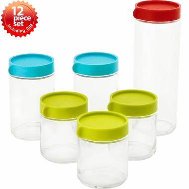 Clear Glass Bottles Fridge Mini Jars Dishwasher Safe Ginger Shots