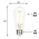 40 Watt Equivalent ST15 E26/Medium(Standard) Dimmable 2700K LED Bulb