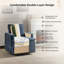 Swivel Mid-Century Modern Accent Armchair-1027004556