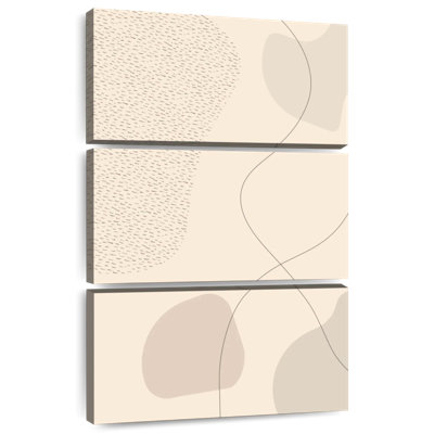 Avery Mid-Century brun abstrait III