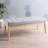 Grey Seat With Natural Finish Solid Birch Legs For Bedroom Mid Century Modern In Cozy And-1373211729