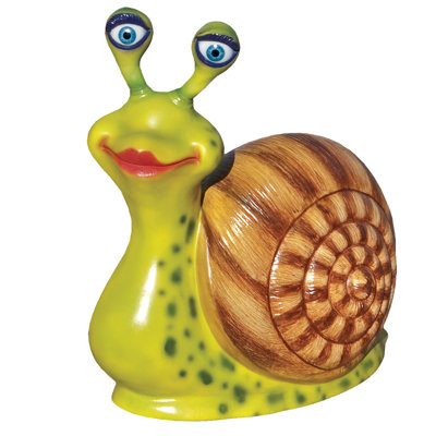 Enormous Garden Madame Escargot Snail Statue