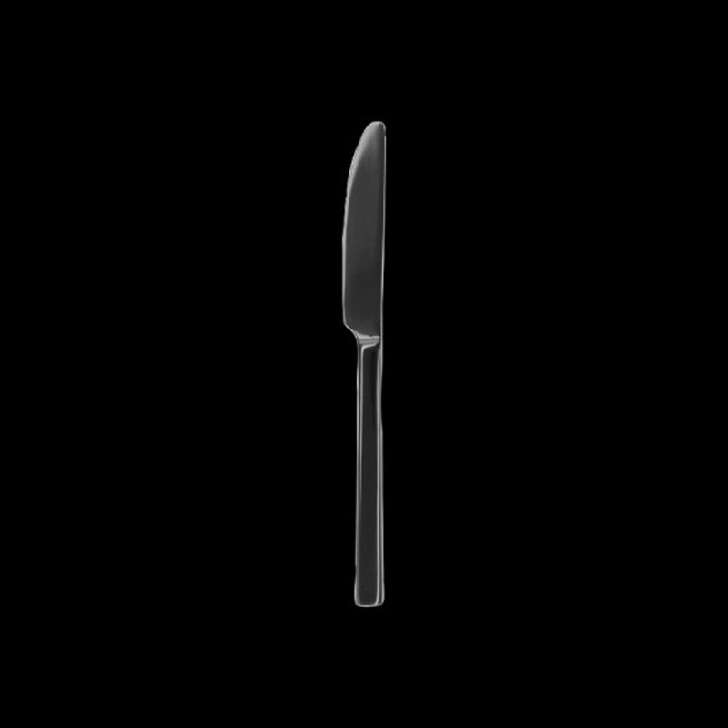 Couteau de salle à manger semi-profond noir