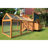 Pets Imperial® Double Savoy Chicken Coop with 2 Nest Boxes and Run Suitable for Up to 10 Small Birds