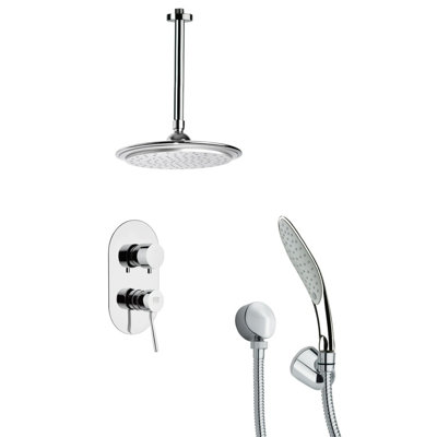 Orsino Complete Shower System with Rough in-Valve