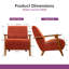 Upholstered Armchair-292493170