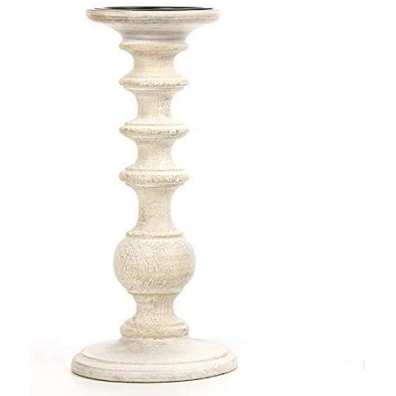 Bougeoir de table en bois 11 po